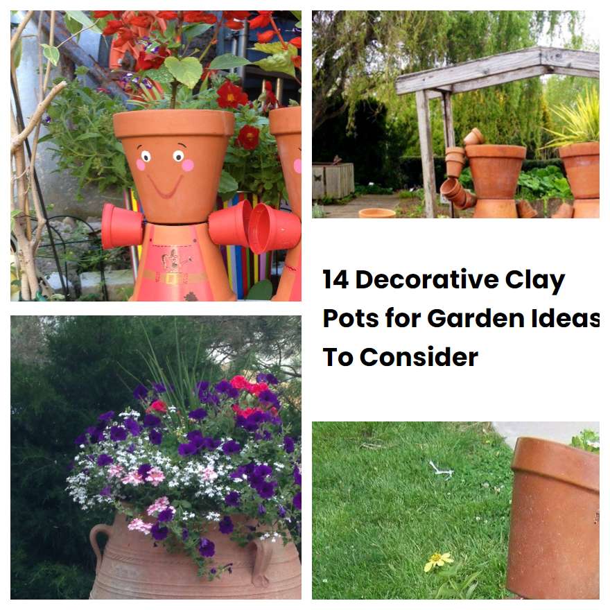 14 Decorative Clay Pots for Garden Ideas To Consider