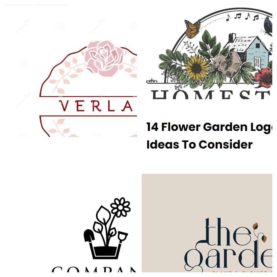 14 Flower Garden Logo Ideas To Consider
