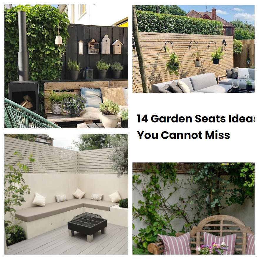 14 Garden Seats Ideas You Cannot Miss