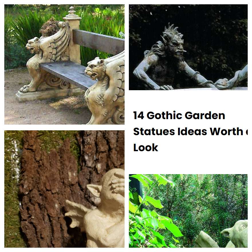 14 Gothic Garden Statues Ideas Worth a Look SharonSable