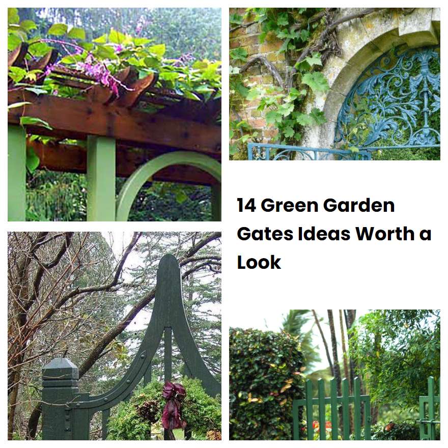 14 Green Garden Gates Ideas Worth a Look