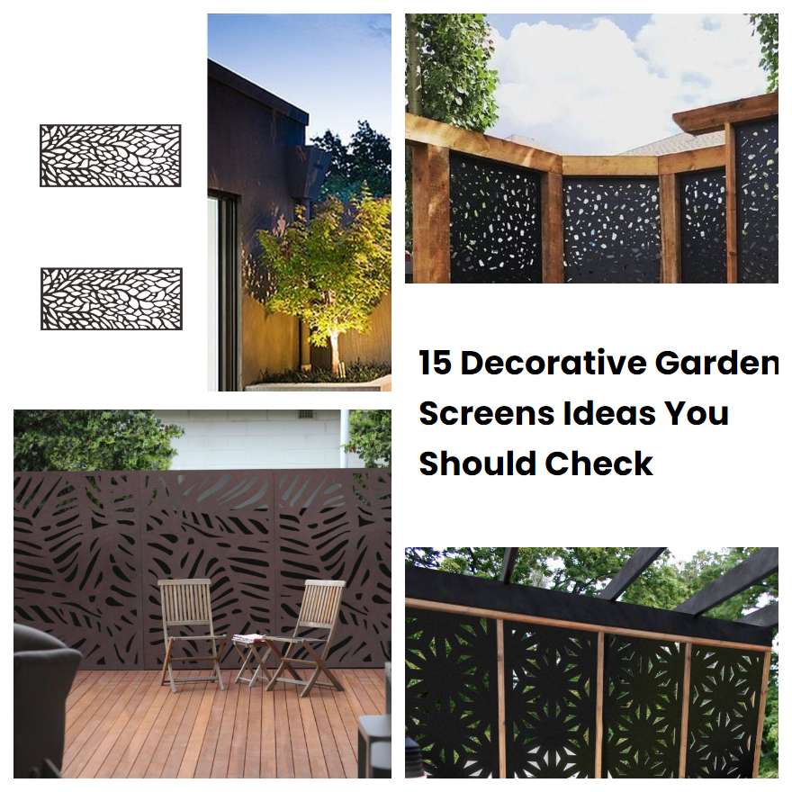 15 Decorative Garden Screens Ideas You Should Check SharonSable
