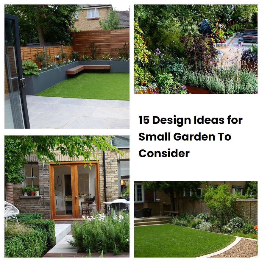 15 Design Ideas for Small Garden To Consider SharonSable