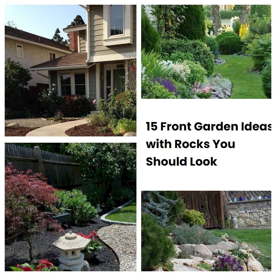 15 Front Garden Ideas with Rocks You Should Look