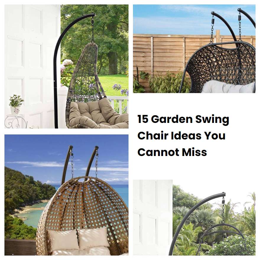 15 Garden Swing Chair Ideas You Cannot Miss SharonSable