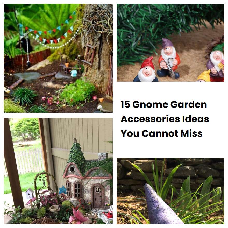 15 Gnome Garden Accessories Ideas You Cannot Miss SharonSable