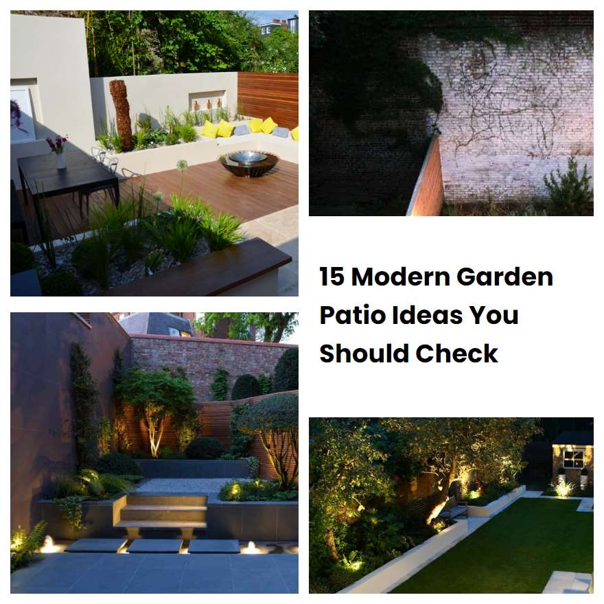 15 Modern Garden Patio Ideas You Should Check