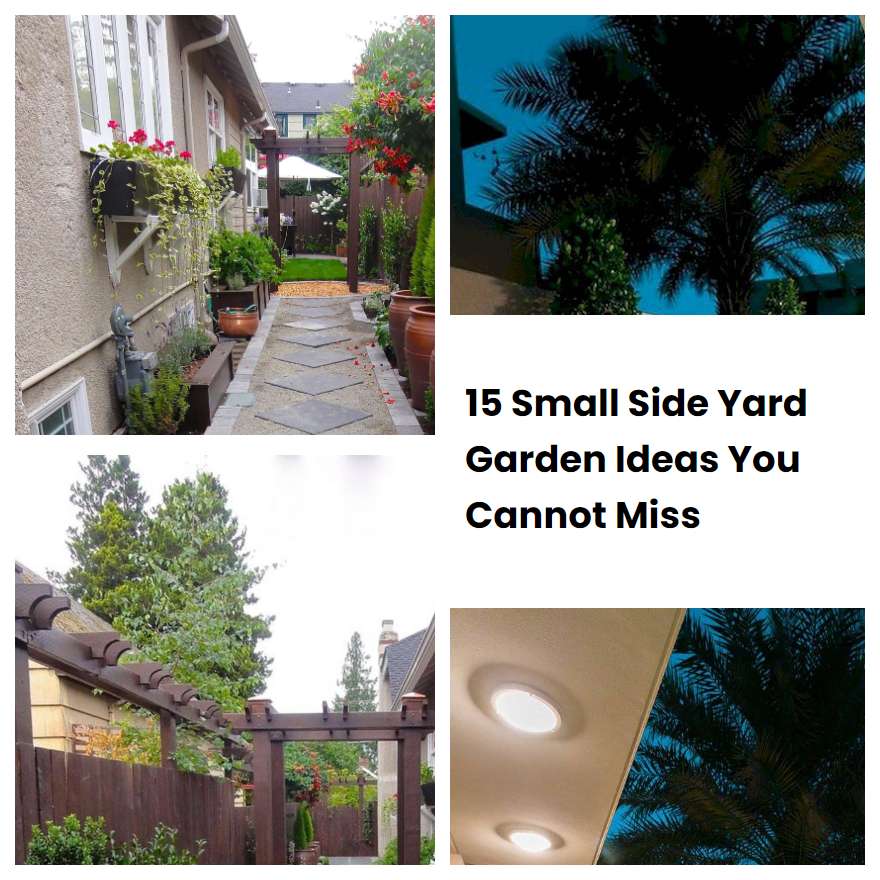 15 Small Side Yard Garden Ideas You Cannot Miss SharonSable