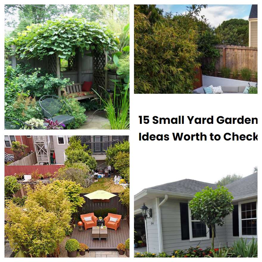 15 Small Yard Garden Ideas Worth to Check