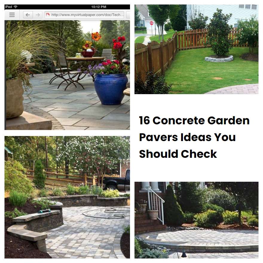 16 Concrete Garden Pavers Ideas You Should Check SharonSable