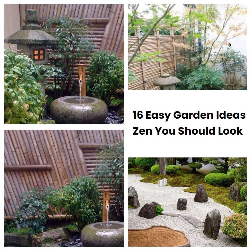 16 Easy Garden Ideas Zen You Should Look