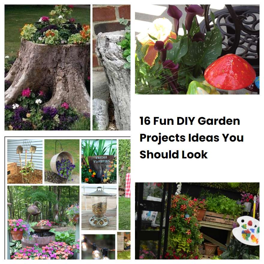 16 Fun DIY Garden Projects Ideas You Should Look