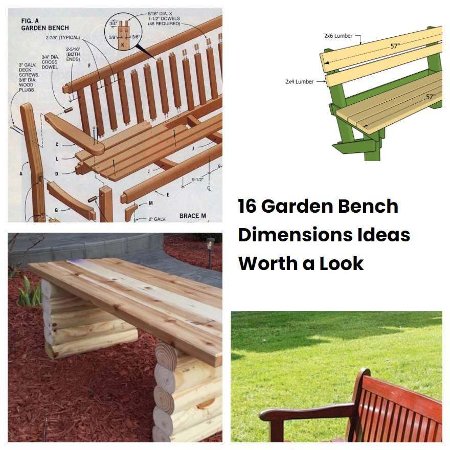 16 Garden Bench Dimensions Ideas Worth a Look SharonSable