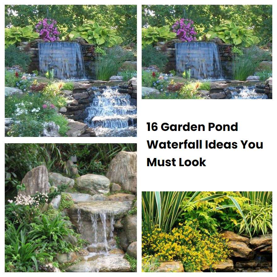 16 Garden Pond Waterfall Ideas You Must Look SharonSable