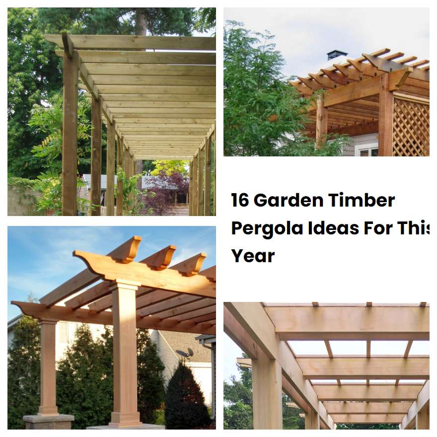 16 Garden Timber Pergola Ideas For This Year