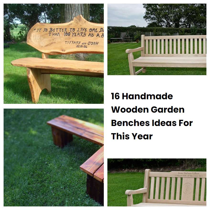 16 Handmade Wooden Garden Benches Ideas For This Year SharonSable