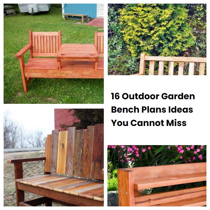 16 Outdoor Garden Bench Plans Ideas You Cannot Miss SharonSable