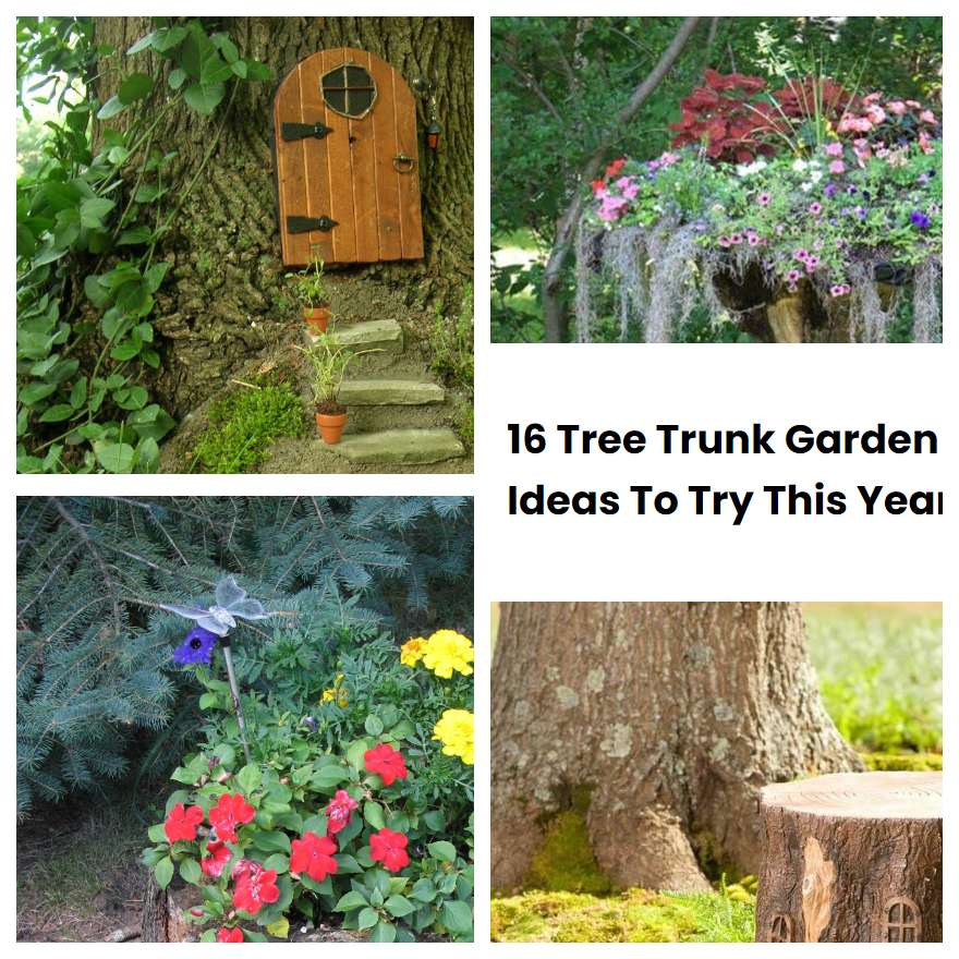 16 Tree Trunk Garden Ideas To Try This Year SharonSable