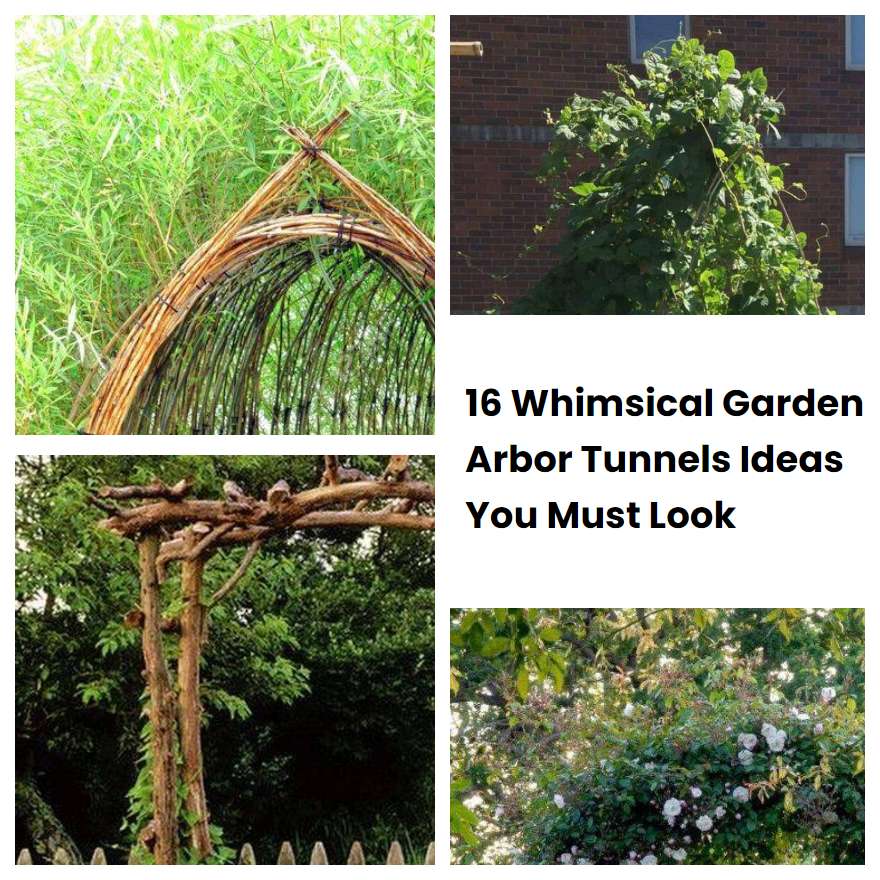 16 Whimsical Garden Arbor Tunnels Ideas You Must Look SharonSable