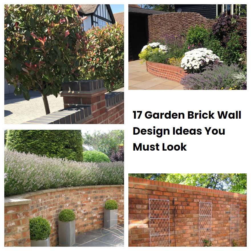 17 Garden Brick Wall Design Ideas You Must Look SharonSable