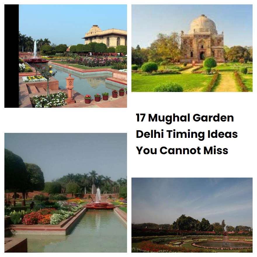 17 Mughal Garden Delhi Timing Ideas You Cannot Miss