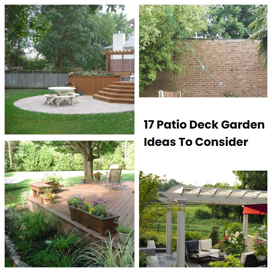 17 Patio Deck Garden Ideas To Consider SharonSable