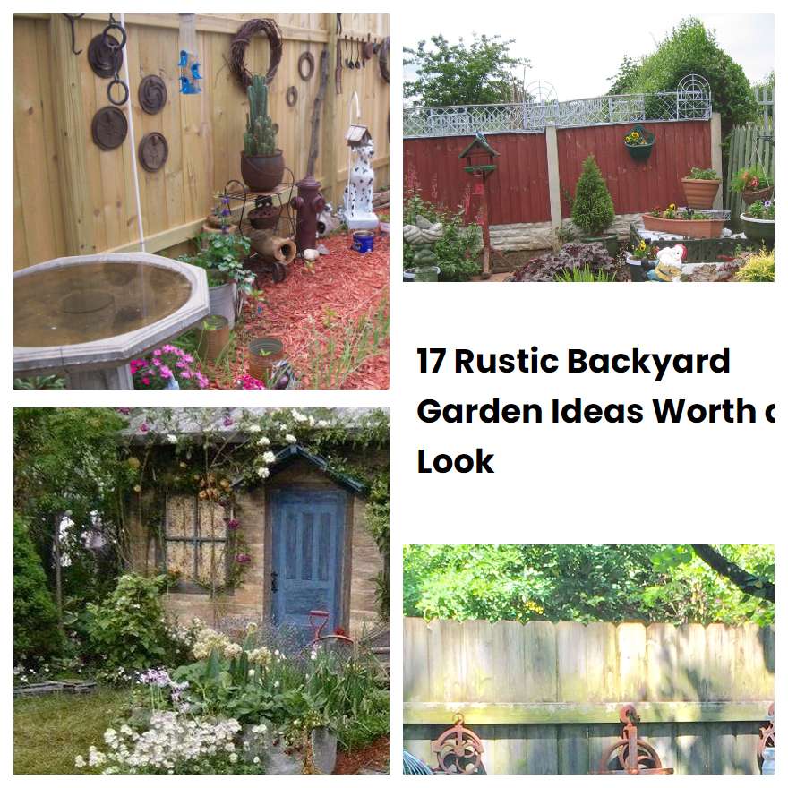 17 Rustic Backyard Garden Ideas Worth a Look SharonSable