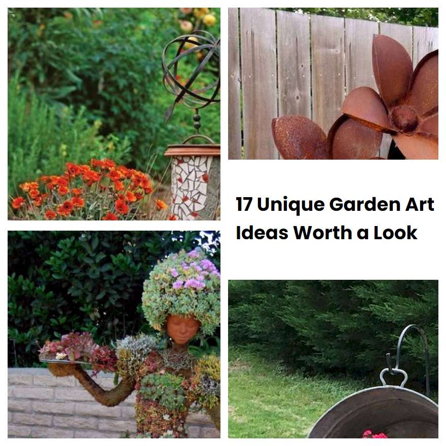 17 Unique Garden Art Ideas Worth a Look