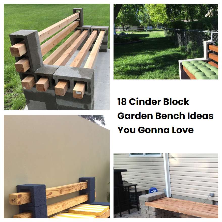 18 Cinder Block Garden Bench Ideas You Gonna Love