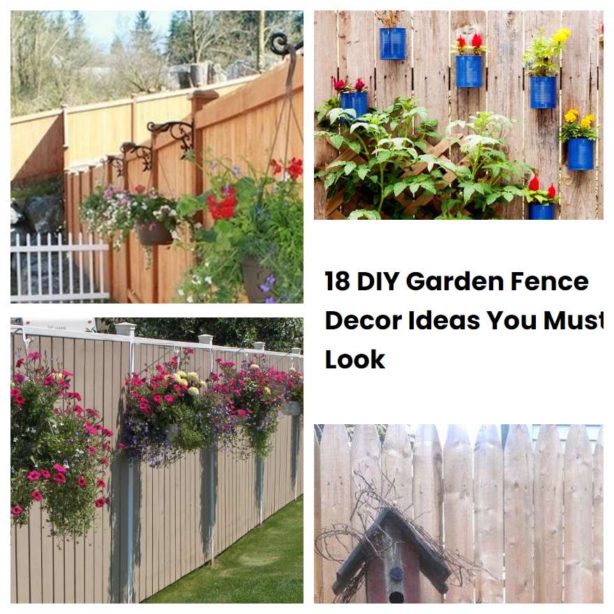 18 DIY Garden Fence Decor Ideas You Must Look | SharonSable
