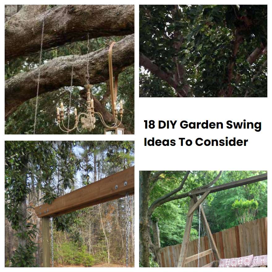18 DIY Garden Swing Ideas To Consider