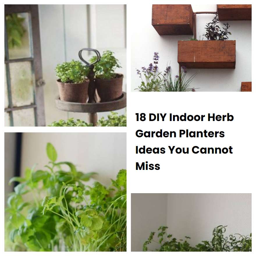 18 DIY Indoor Herb Garden Planters Ideas You Cannot Miss SharonSable
