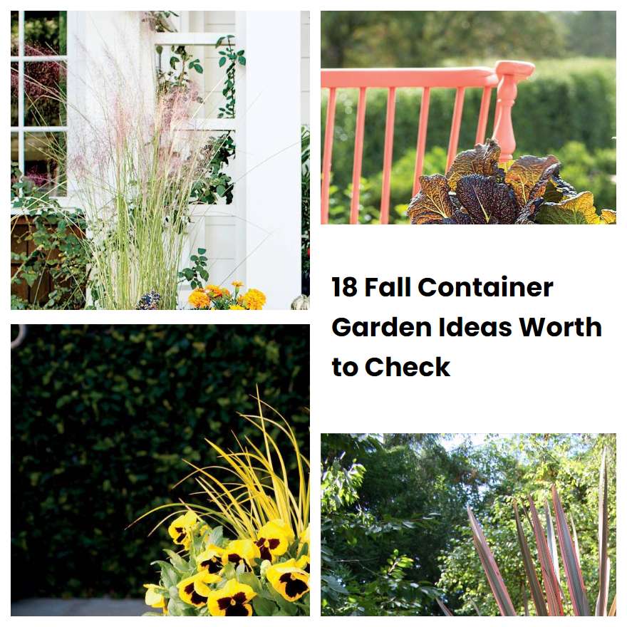 18 Fall Container Garden Ideas Worth to Check