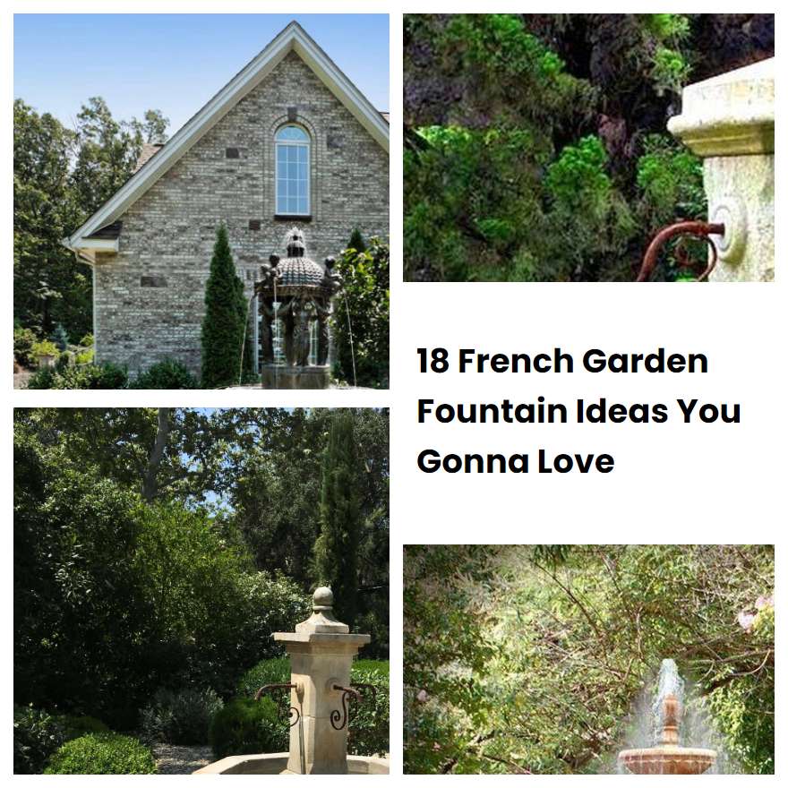 18 French Garden Fountain Ideas You Gonna Love