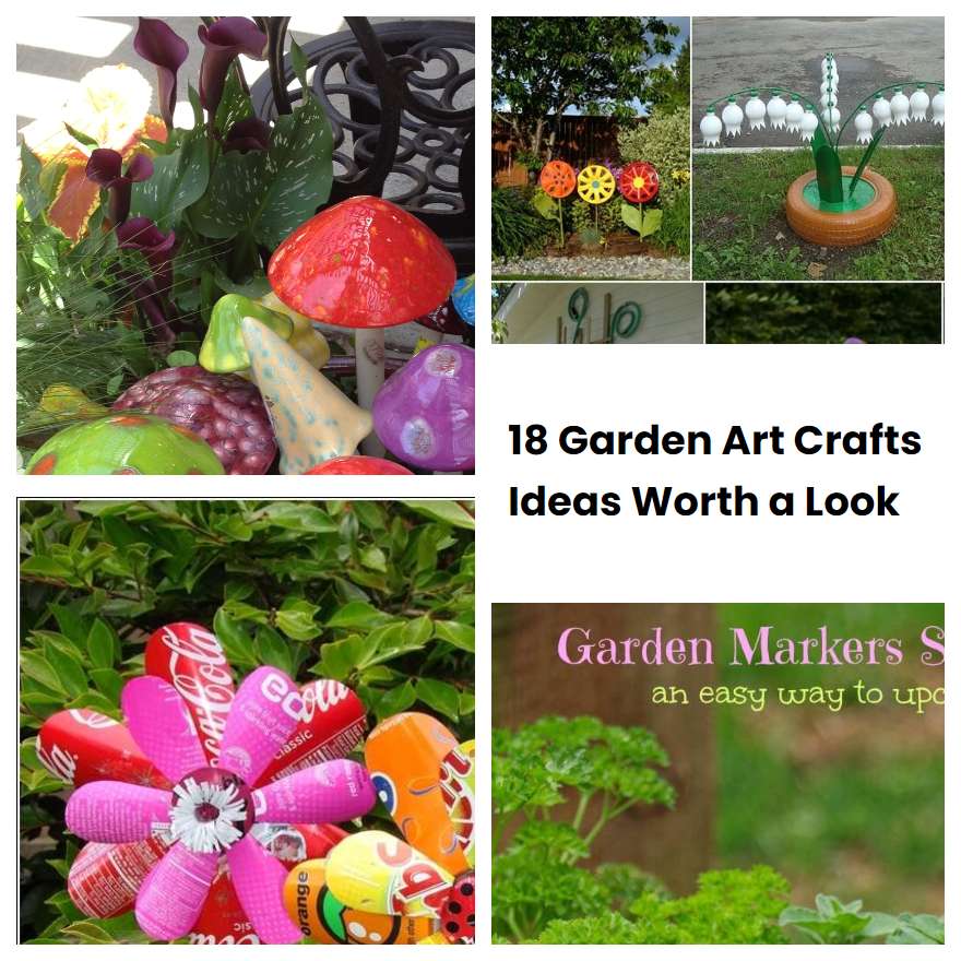 18 Garden Art Crafts Ideas Worth a Look