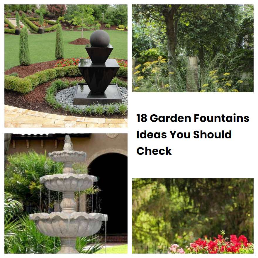 18 Garden Fountains Ideas You Should Check