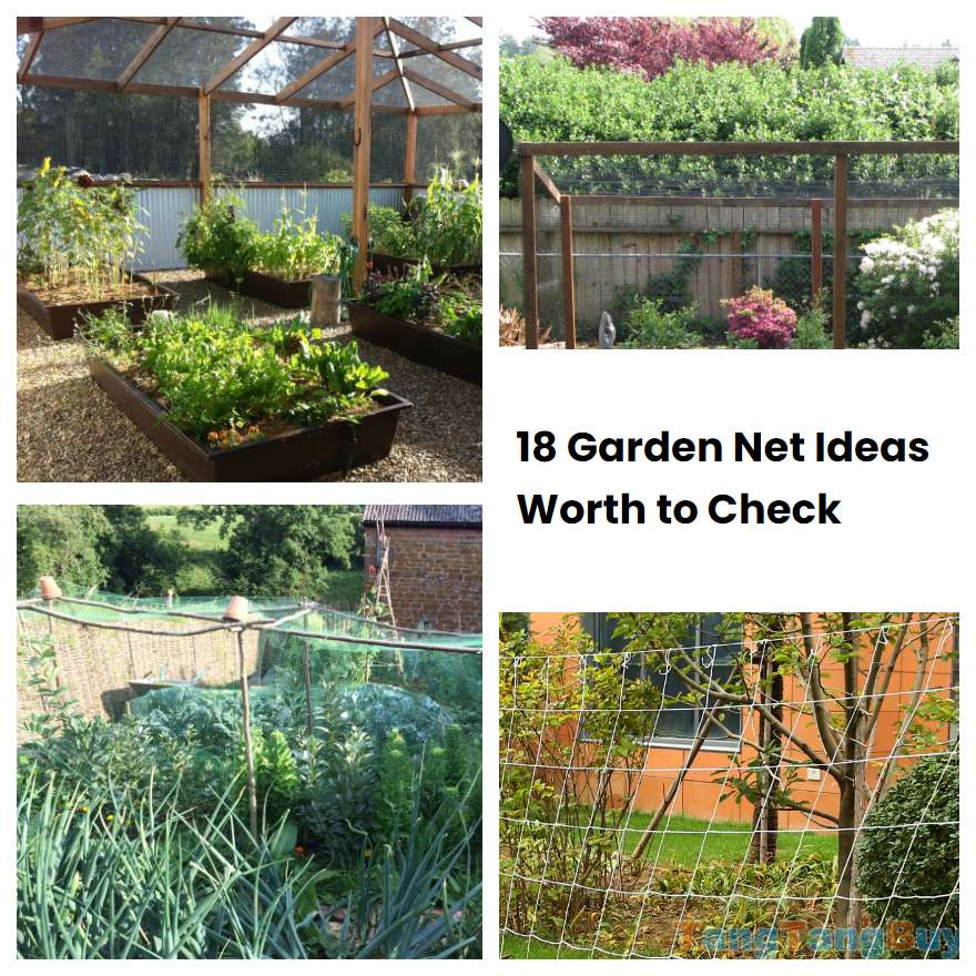 18 Garden Net Ideas Worth to Check