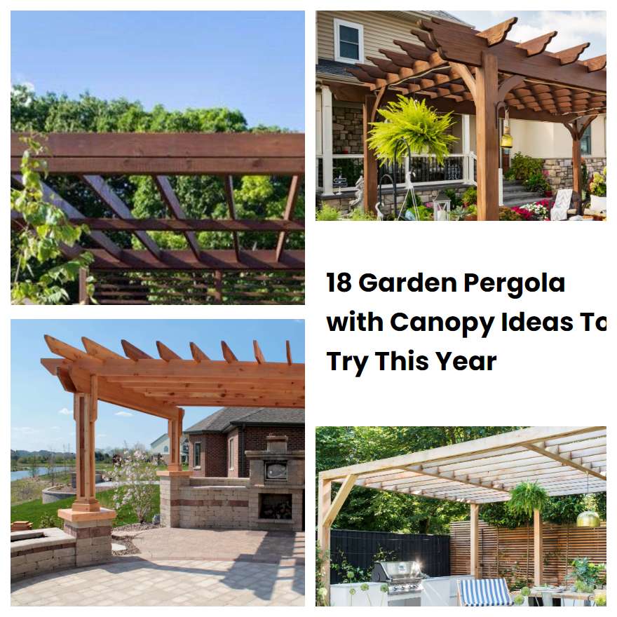 18 Garden Pergola with Canopy Ideas To Try This Year SharonSable