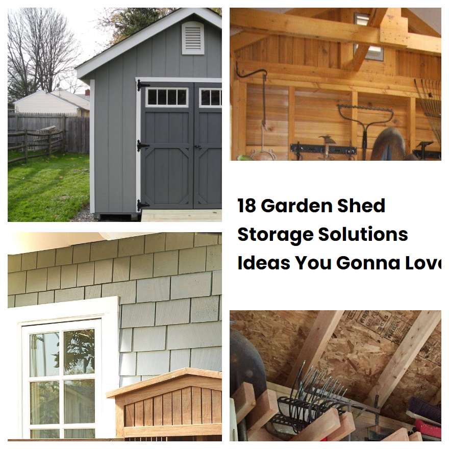 18 Garden Shed Storage Solutions Ideas You Gonna Love