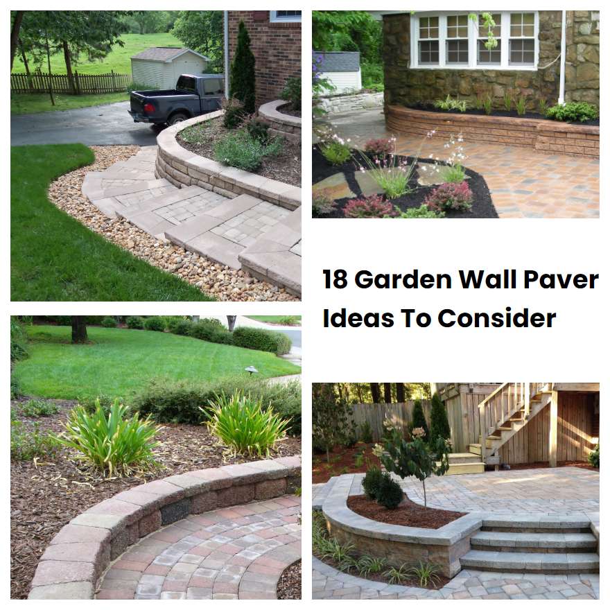 18 Garden Wall Pavers Ideas To Consider SharonSable