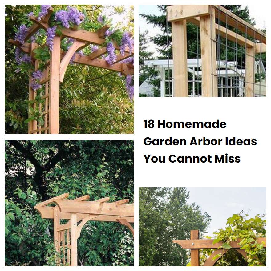 18 Homemade Garden Arbor Ideas You Cannot Miss