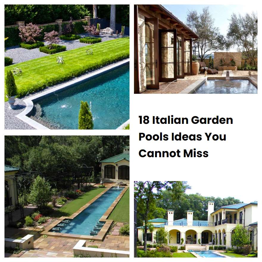 18 Italian Garden Pools Ideas You Cannot Miss SharonSable