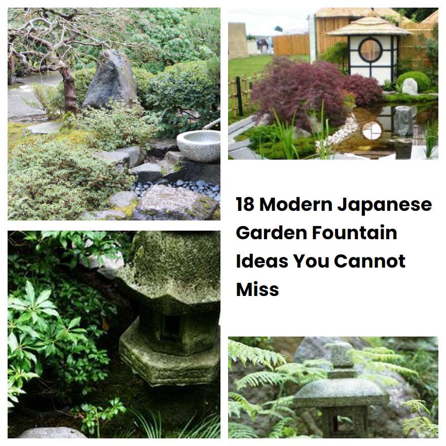 18 Modern Japanese Garden Fountain Ideas You Cannot Miss SharonSable