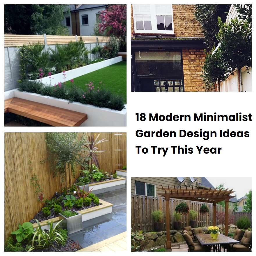 18 Modern Minimalist Garden Design Ideas To Try This Year