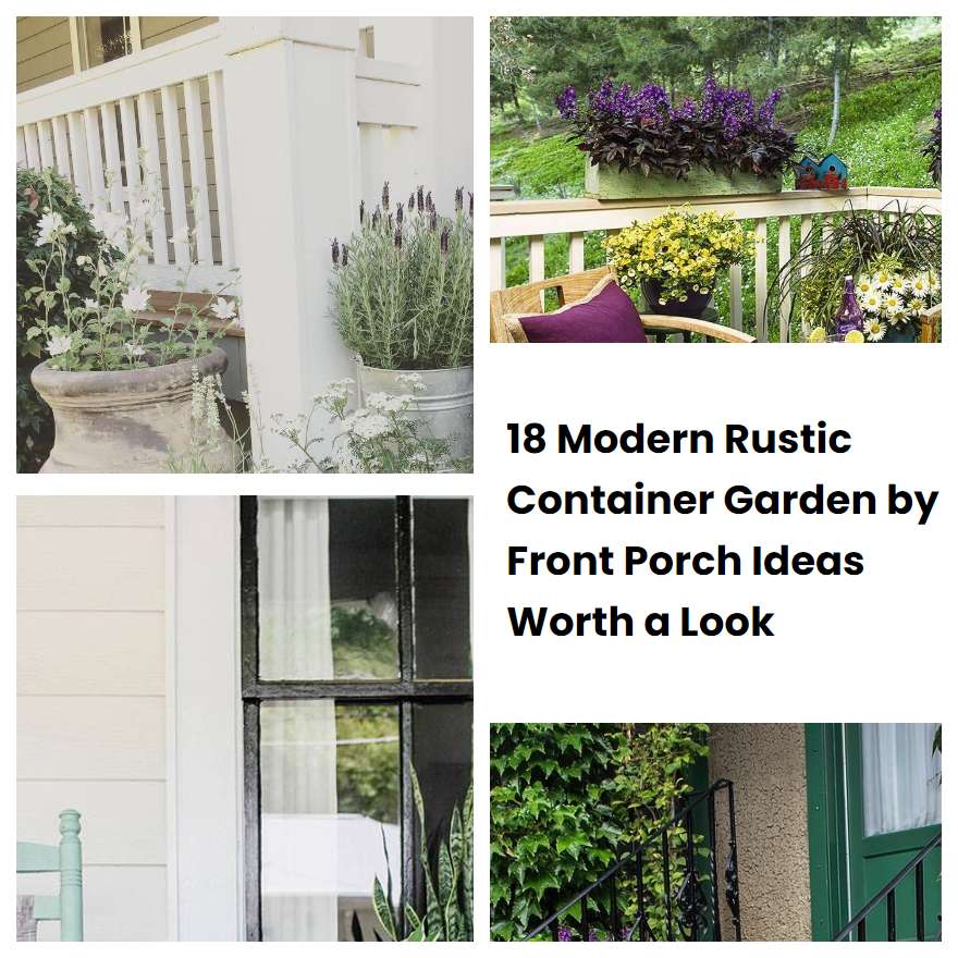 18 Modern Rustic Container Garden by Front Porch Ideas Worth a Look
