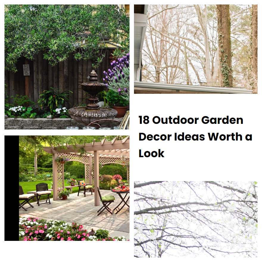 18 Outdoor Garden Decor Ideas Worth a Look SharonSable