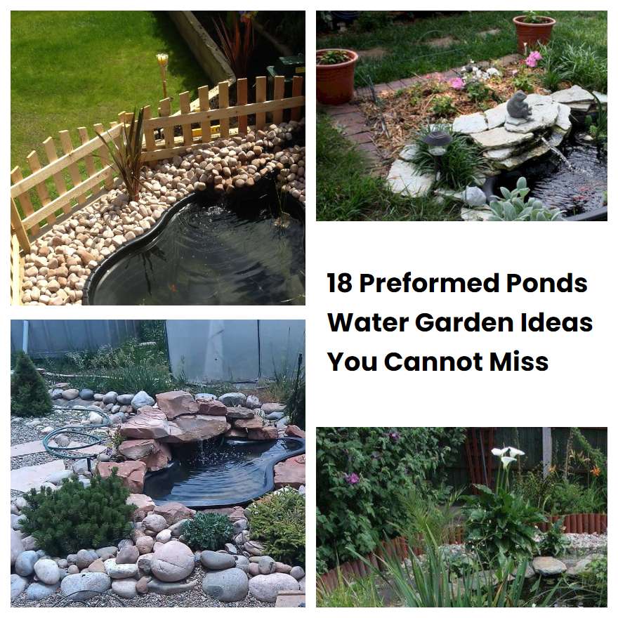 18 Preformed Ponds Water Garden Ideas You Cannot Miss