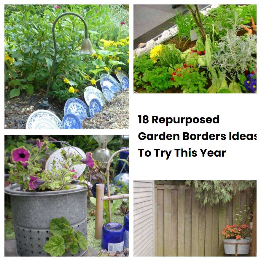 18 Repurposed Garden Borders Ideas To Try This Year