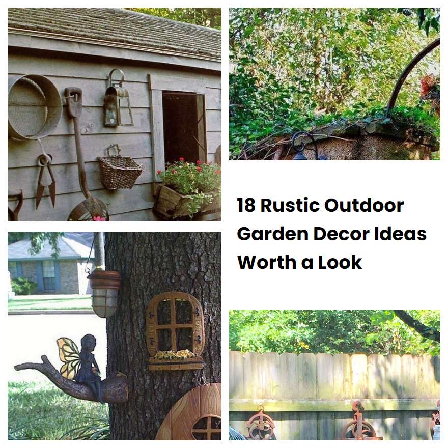 18 Rustic Outdoor Garden Decor Ideas Worth a Look
