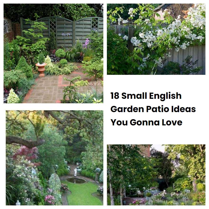 18 Small English Garden Patio Ideas You Gonna Love SharonSable